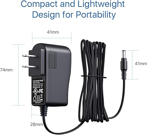 Miniatura 2 de ZOSI Adaptador de fuente de alimentación de 3 pies AC 100-240V a DC 12V 1A 1000mAvAvPower para cámara de vigilancia de seguridad CCTV, sistema DVR