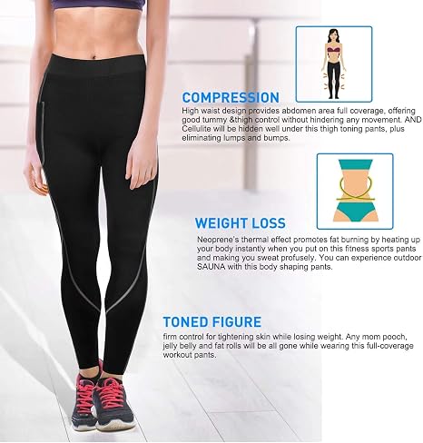 Ultima Versione Originale 2021】 Pantaloni Dimagranti, Leggins Sportivi  Donna, Pantaloni di Sudorazione per Dimagrire ed Effetto Anti-Cellulite,  Leggins Termici per Allenamento : Amazon.it: Sport e tempo libero