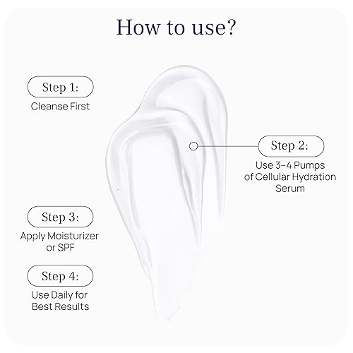 Miniatura 5 de PUREANCE Suero de ácido hialurónico orgánico para la cara con extracto de hongo tremella que ayuda a las mujeres menopáusicas a rellenar y suavizar