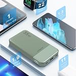 Power Bank 10000mAh, 35W Portable Charger,Fast Charging Portable Battery Pack with PD 3.0 & QC 4.0, USB C Portable Power Bank for iPhone 15 14 13 Series, Galaxy, Tablet, Switch, and More (Green)
