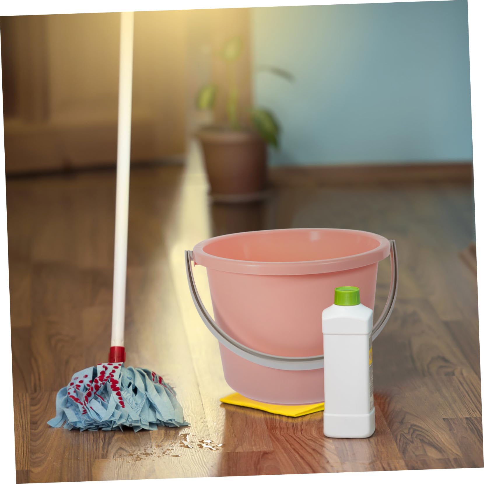 VALICLUD Secchio per Bucato Piccolo Multiuso Portatile in Plastica per Casa, Dormitorio, Pulizie, Autolavaggio