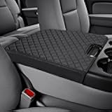 JOYTUTUS Center Console Cover Compatible with 2007-2013 Silverado Sierra Yukon Tahoe Suburban Avalanche Jump Seat, Leather Arm Rest Armrest Cover for Car, Middle Console Cover Replacement for Trucks