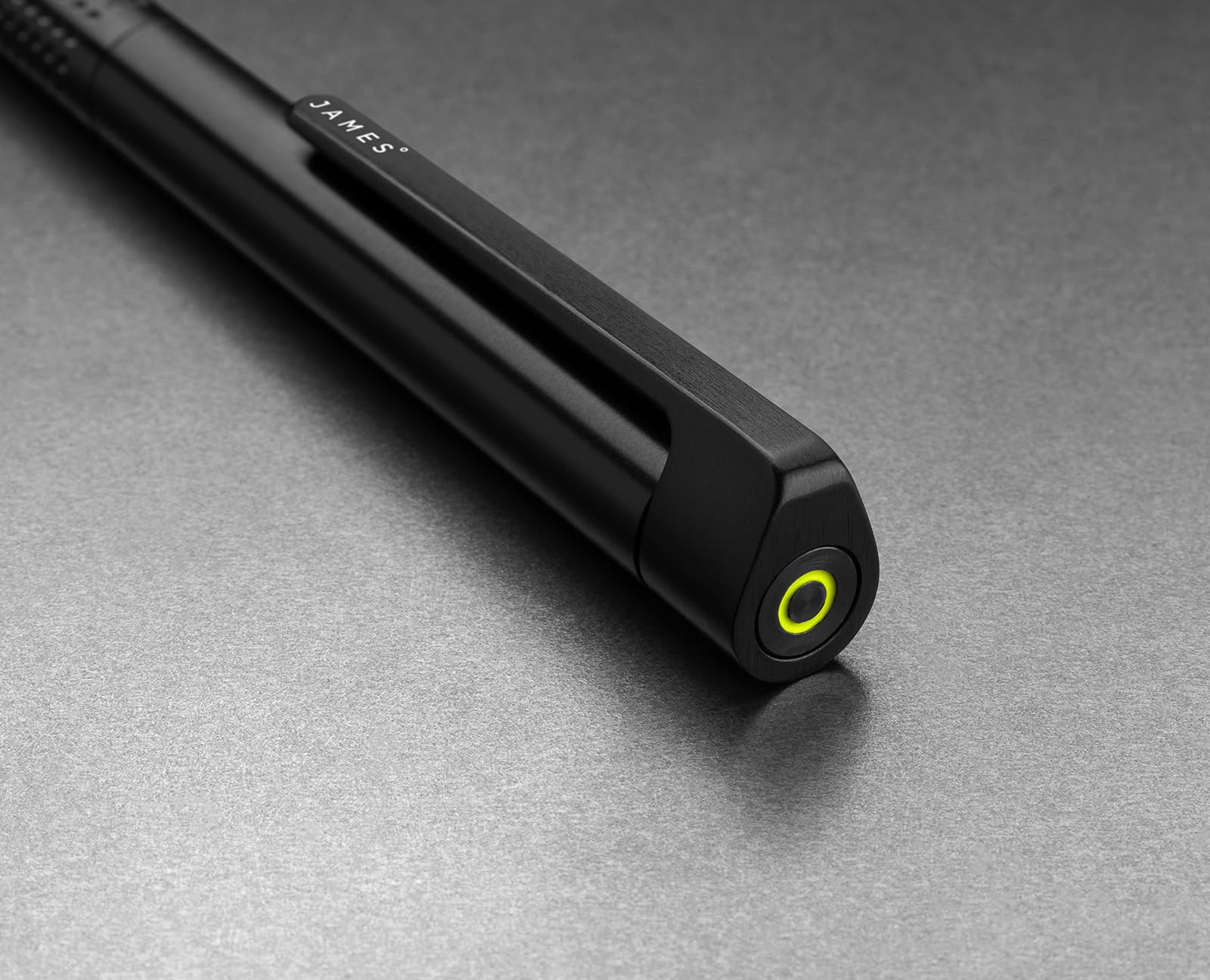 JAMES Bolen EDC Twist-Retractable Pen Slim Machined Stainless Steel Barrel Designed for Daily Carry Black — view 4