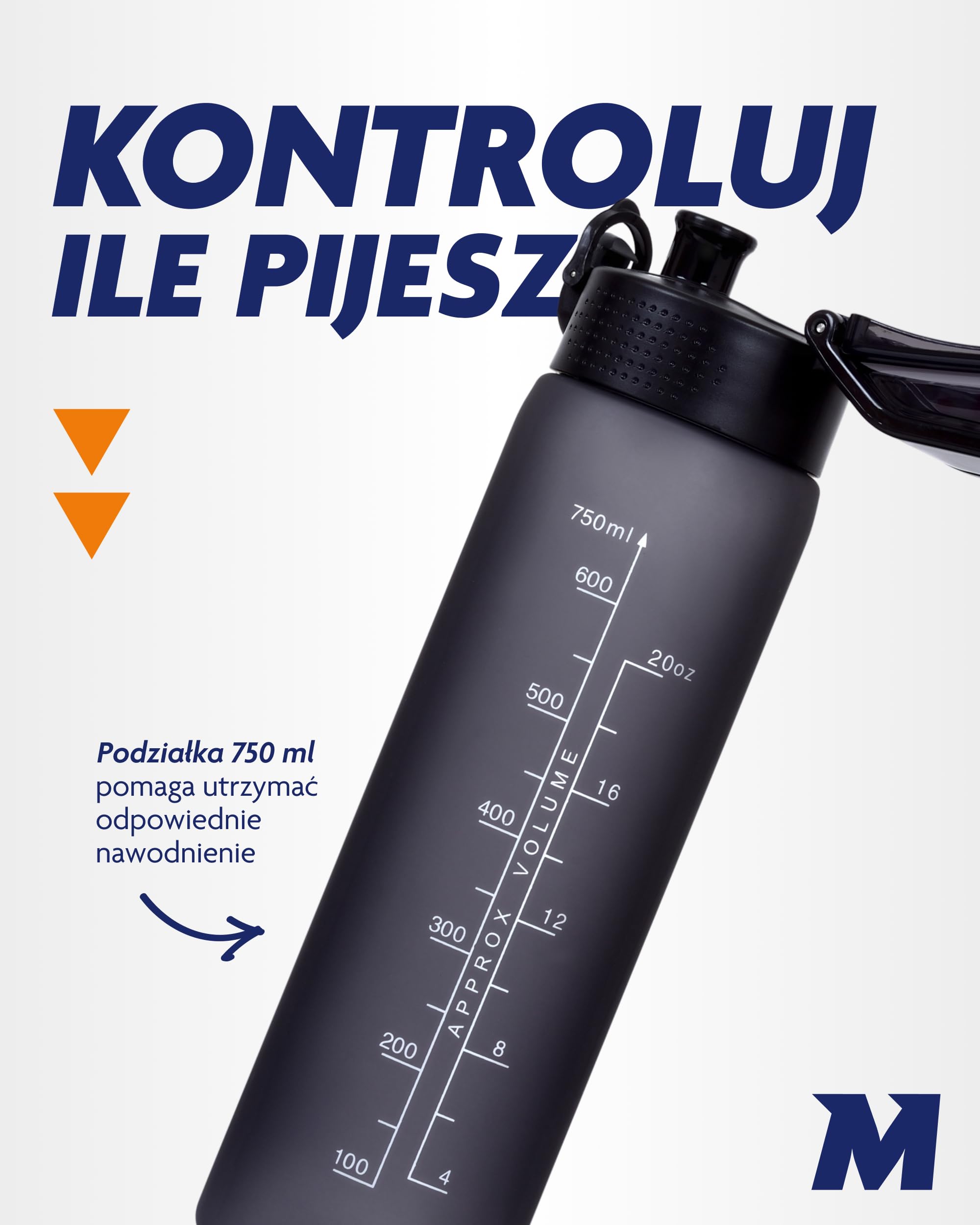 Okosei Clear Butelka na napoje, 750 ml, nie zawiera BPA, tritan, butelka sportowa, na rower, do fitnessu, lekka, odporna na uderzenia, wielokrotnego użytku, zielona