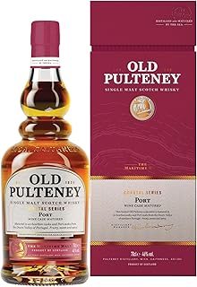 Pulteney Port Cask Single Malt Scotch Whisky 46 ABV 70cl Coastal Series Limited Edition Port Casks From The Douro Valley of Northern Portugal