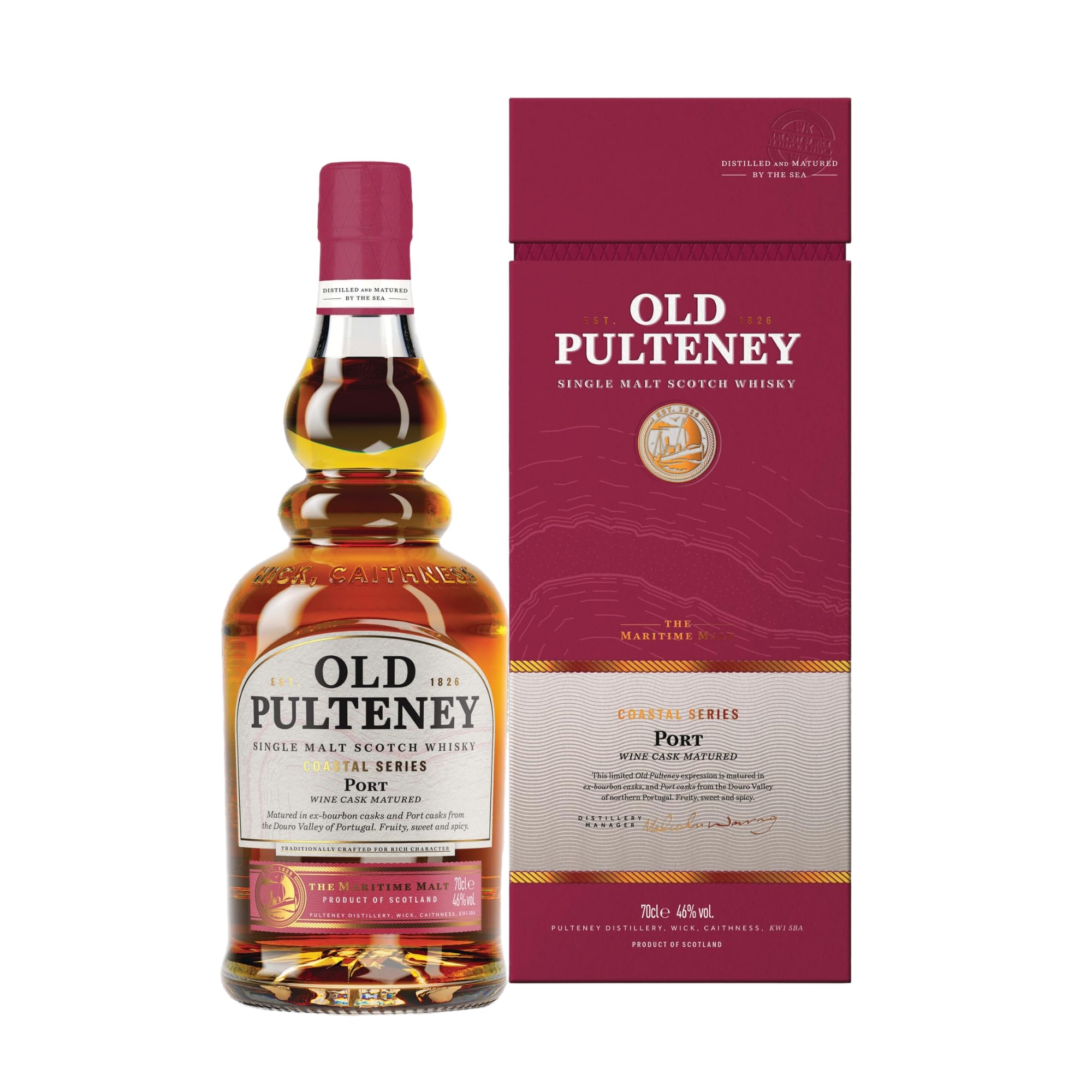 Pulteney Old Coastal Series Port 46% Vol. 0,7L In Geschenkbox