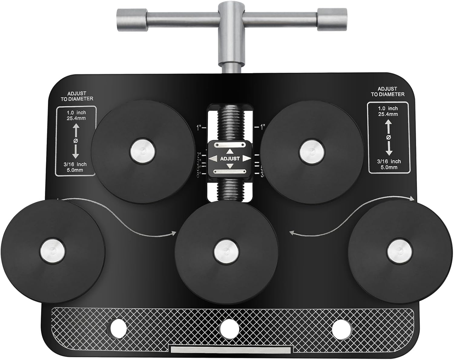 Tubing Straightener Tool for 3/16" to 1.0" Diameters - Universal Brake Line Straightener Compatible with Fuel Lines, Soft Aluminum, Copper Tubing Includes PEX Straightener & Pipe Straightener