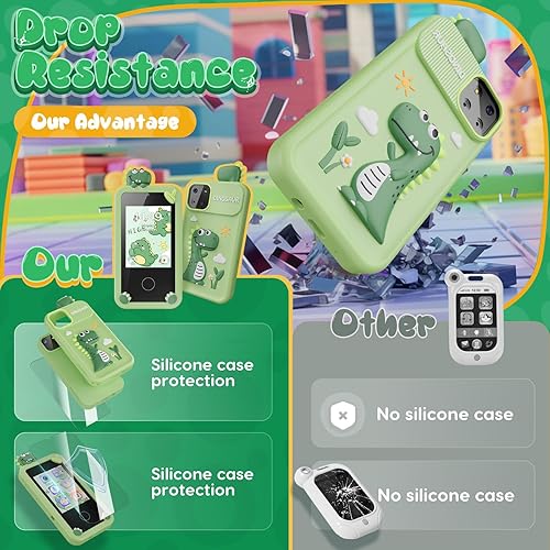Miniatura 5 de Juguetes de teléfono inteligente para niños, juguetes de regalo de dinosaurios para niños de 3 a 9 años, regalos de Navidad, cumpleaños, mini