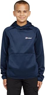 Berghaus Kids' Logo Hoodie with Kangaroo Style Pocket, Hoodie for Kids, Kids' Hiking & Outdoor Recreation Clothing
