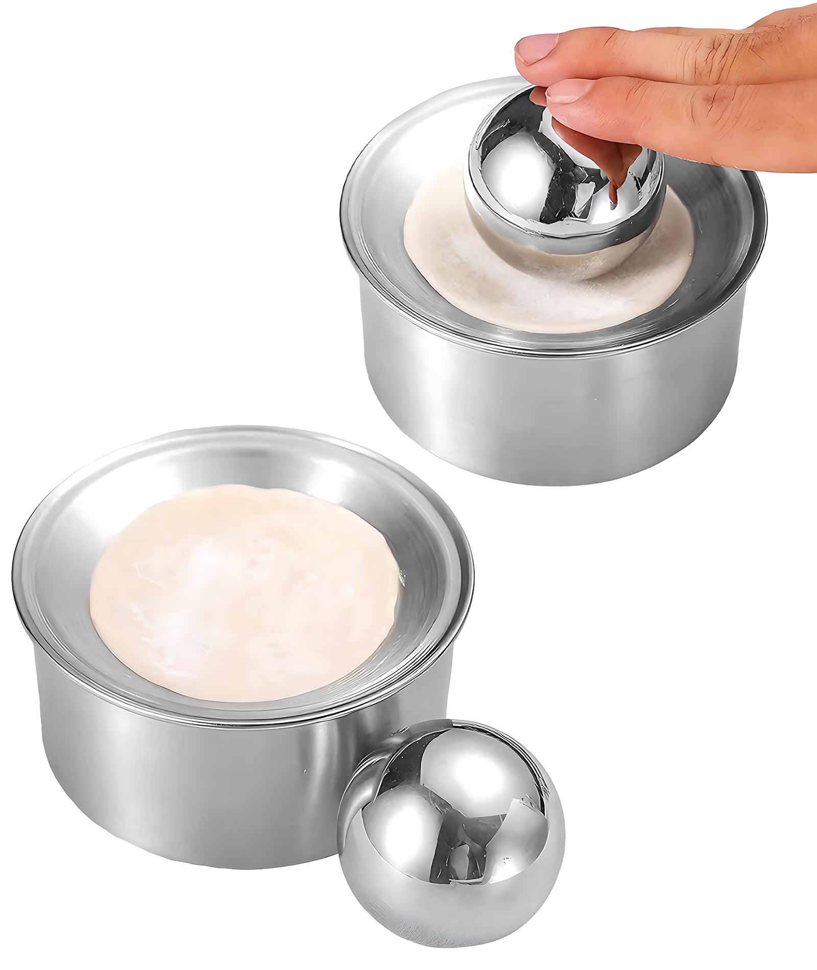 2PCS Dumpling Press Tool, Handmade Dumpling Maker for Kitchen, Efficient Gadget for Homemade Dumplings, Quick Food Prep-image-20