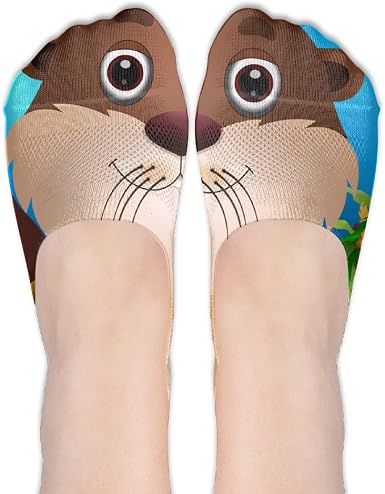 Amazon.com: Mar Nutria Athletic Fashion calcetines de algodón poliéster de  la mujer Footies Zapatillas Calcetines de deporte no show – plana :  Deportes y Actividades al Aire Libre