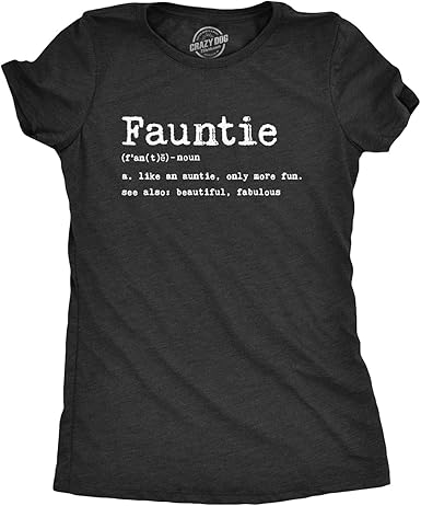 T Shirt Funny Family Cool Aunt Tee Gift 
