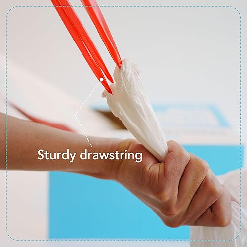 Miniatura 7 de Emergiene Bolsas de basura altas con cordón para cocina, sin perfume, 13 galones, 200 unidades