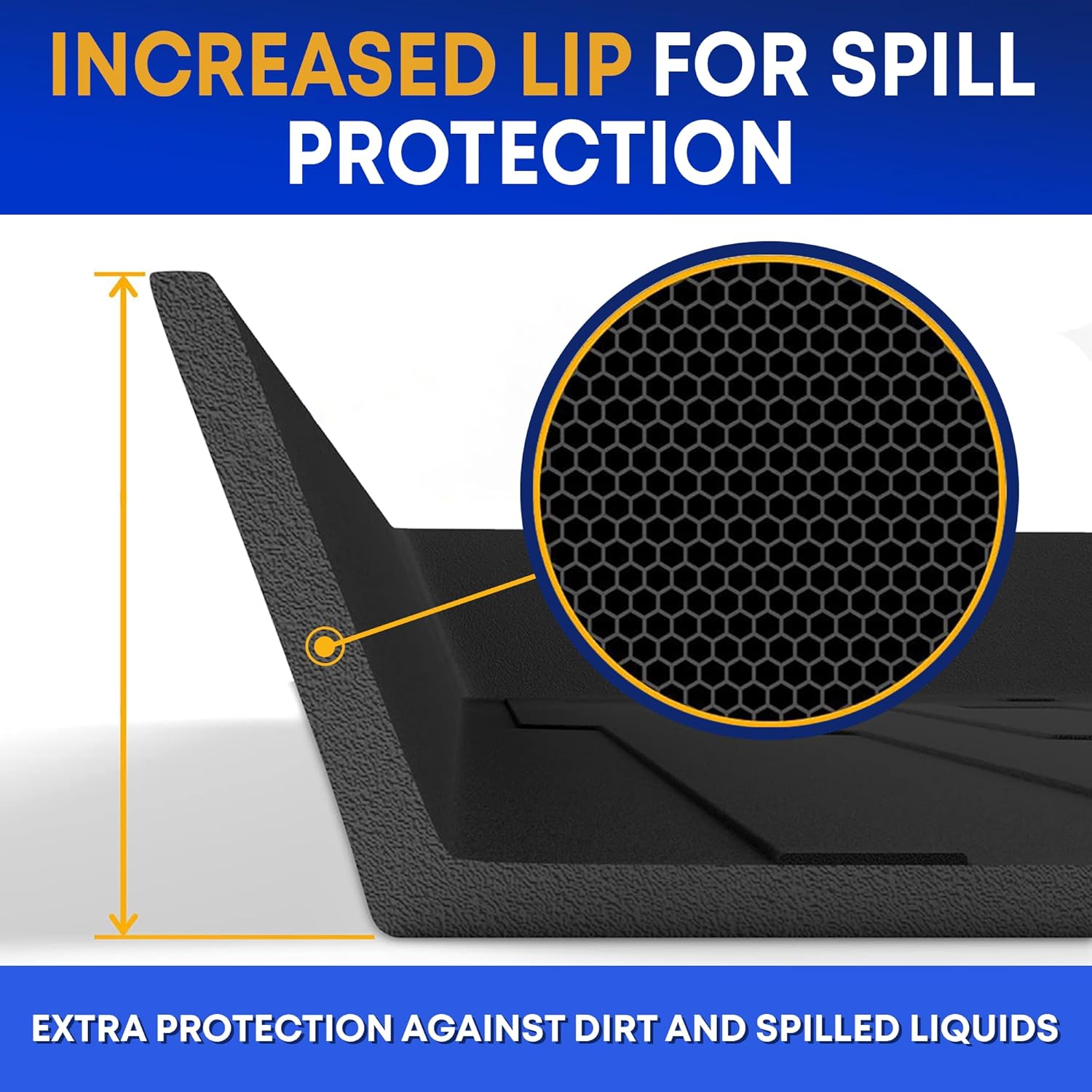 Premium Cargo Liner for Toyota Camry 2012-2017 - 100% Protection - Custom Fit Car Trunk Mat - All-Season Black Cargo Mat - 3D Shaped Laser Measured Trunk Liners for Toyota Camry 2012-2017.