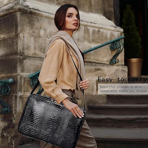 Vista 51 de JOURMON Estuche de maquillaje de viaje, Negro