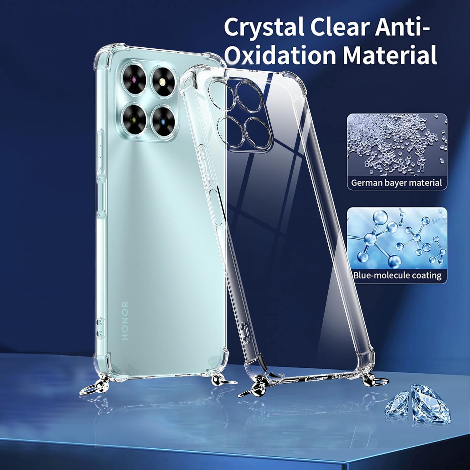 Custodia Morbida In Silicone Trasparente Per Honor X6B - Antiurto E Sottile