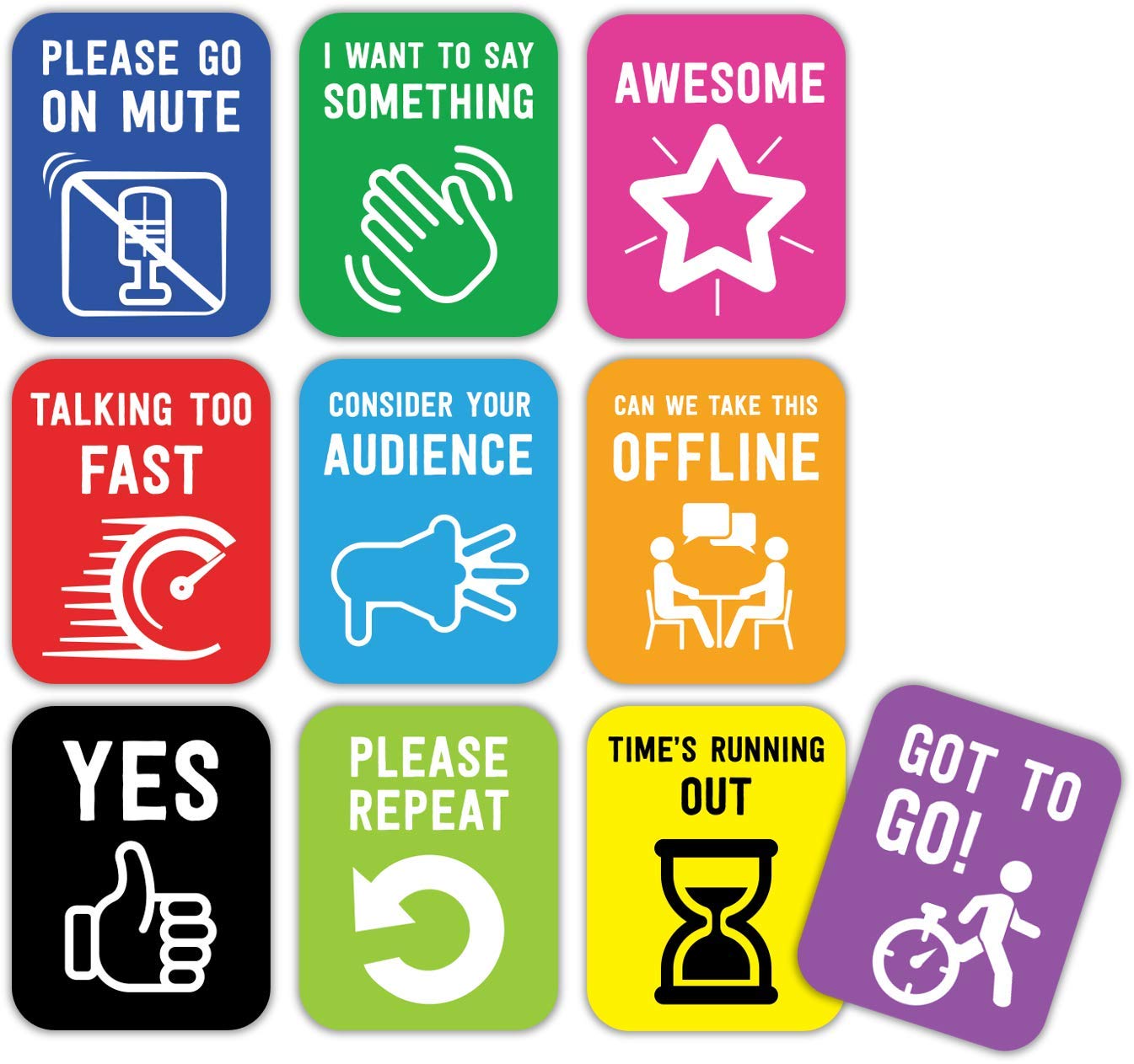 Agile StationeryVideo Conference Cards (English Version)