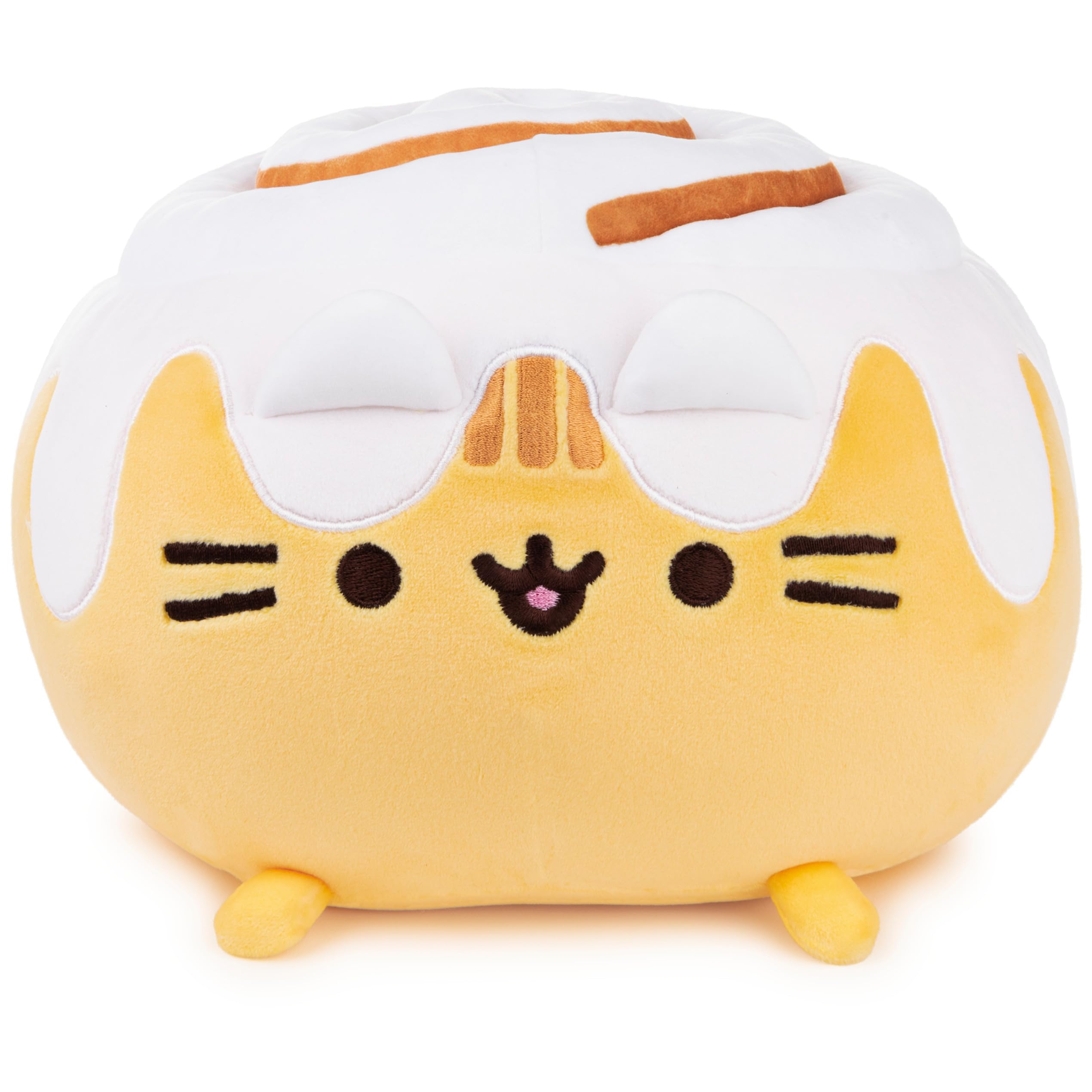 Pusheen Catfé Cinnamon Roll Pusheen Plush Squisheen Cat Stuffed Animal, 12”