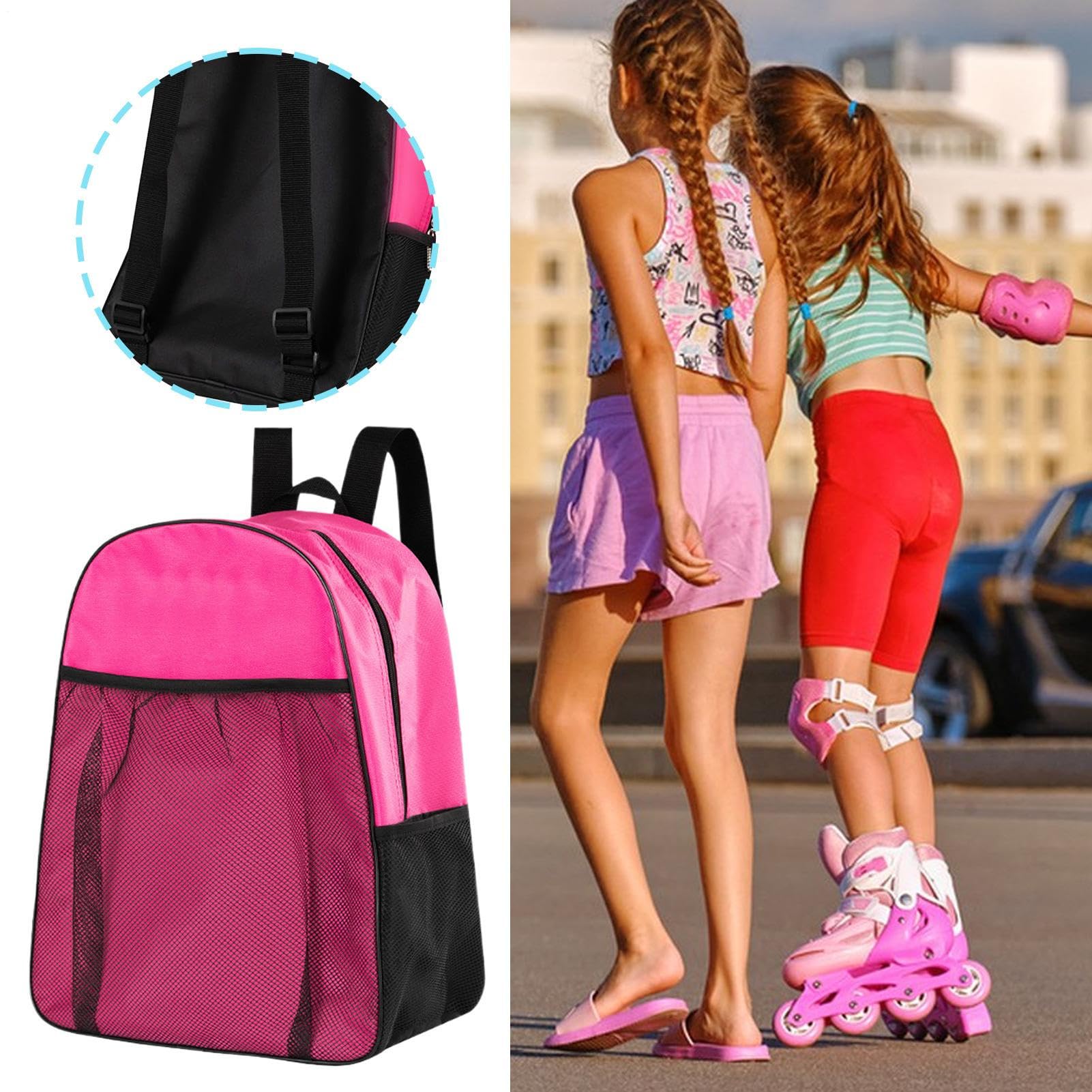 Sac à dos De Rangement De Skate Roller - Étui De Skate Imperméable Portable | Sac De Sport Compartiments | Zace De Voyage Confortable | Organisateur Multi-poches Pour Patins |