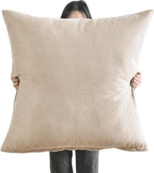 Decorative Throw Pillow Covers 50x50 60x60 70x70 80x80 Cushion Cover Cases with Invisible Zipper for Couch Sofa Throw Pillowcase Square Protectors Detachable and WashableColor 3,80x80cm/32x32in
