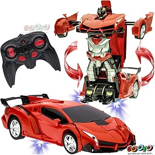 جوويو لعبة سيارات تعمل بجهاز تحكم عن بعد للاطفال مع زر واحد وانجراف دوار 360 درجة بمقياس 1:18 شاحن بطارية، افضل العاب هدية للاولاد والاطفال والبالغين