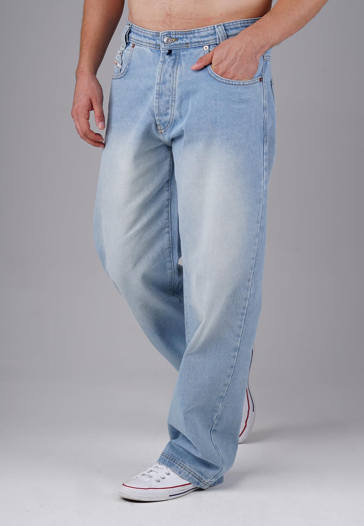 Picaldi Zicco 474 Herren Jeans | Wide Fit Straight Leg | Baggy Fit Hose | Locker geschnitten
