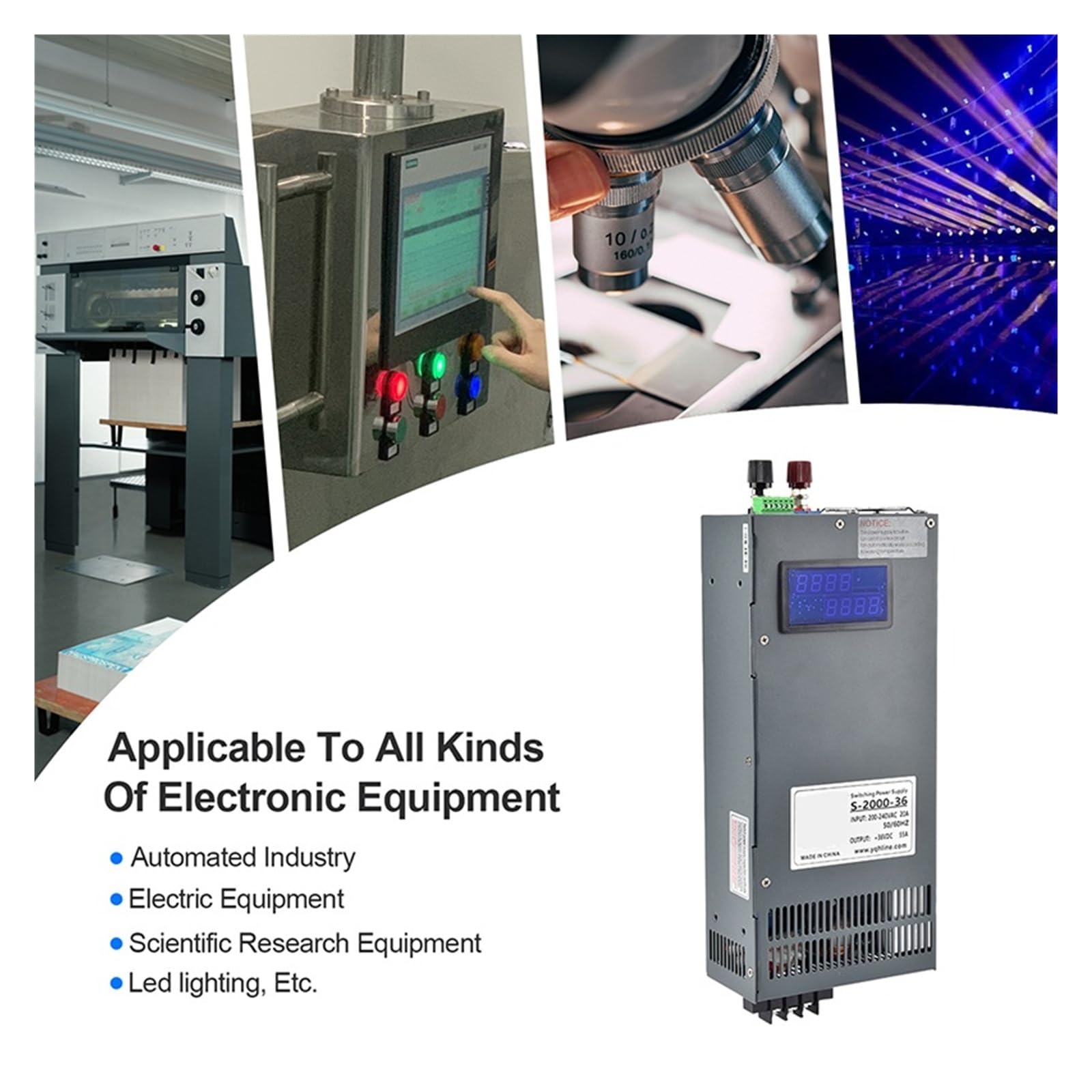 Convertisseur AC-DC d'alimentation à découpage DC 1,5 kW 2 kW