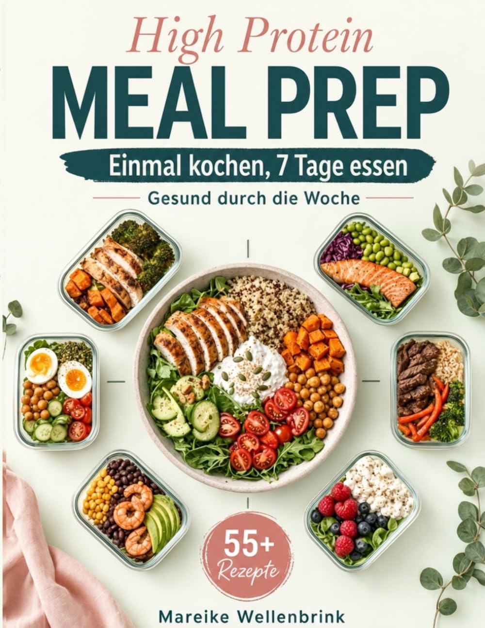 High Protein Meal Prep – Einmal kochen, 7 Tage essen: Gesund und proteinreich durch die Woche | Frühstück, Mittag- und Abendessen sowie Snacks – Inkl. 4-Wochen-Ernährungsplan