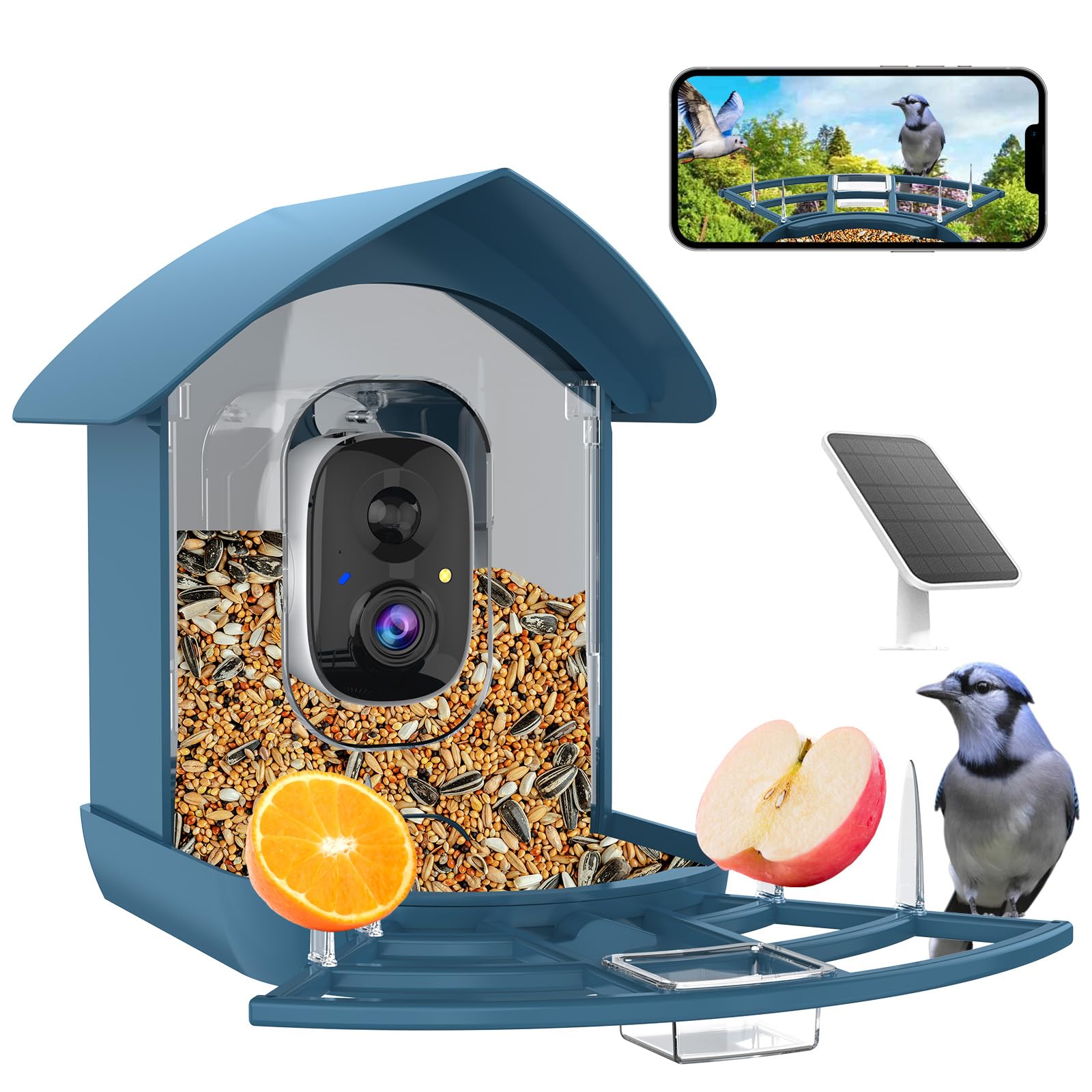 Fazoxo Smart WiFi Bird Feeder Camera