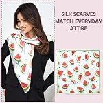 Echarpe soie Feeling Grand carré satin tête envelopper les cheveux léger Mode mignon esthétique 27.5 Les femmes filles