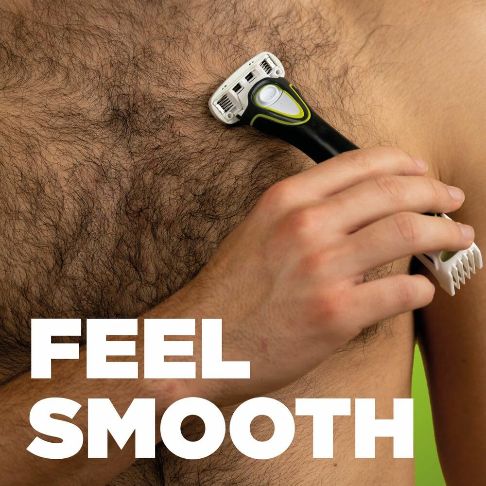 WILKINSON SWORD Hydro Trim & Shave Blades - zestaw 3 wymiennych ostrzy, odpowiednie dla skóry wrażliwej, 5 ostrzy krawędziowych z basenami żelowymi aloesowymi