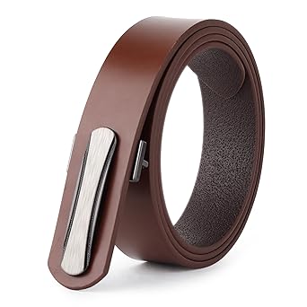 LOOPA Men's Formal, Evening, Party Genuine Premium 100% Leather Belt