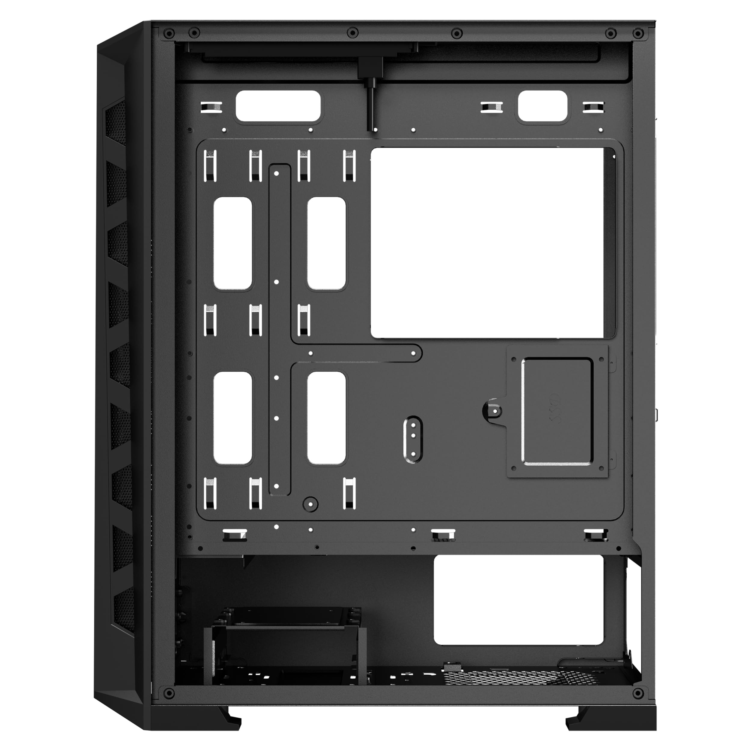 Hiditec MH12 Glass | Caja PC Gaming E-ATX | 4 Ventiladores ARGB | USB-C | Compatible E-ATX, ATX y Micro ATX | GPU de gran formato | Cristal templado | Filtros antipolvo