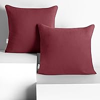 DecoKing 2 federe 80 x 80 cm, jersey 100% in 100% Jersey di Cotone Pettinato pettinato