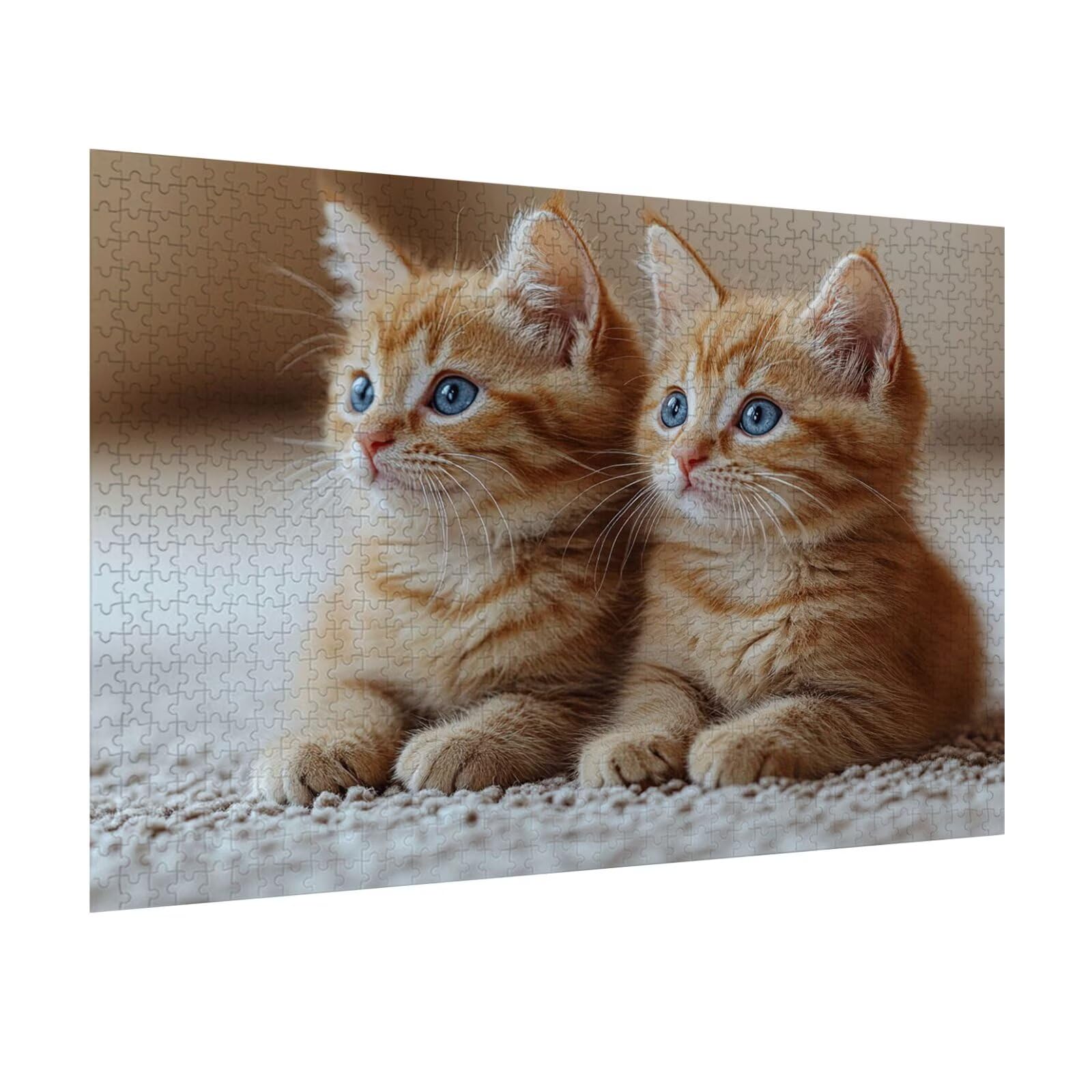 Puzzle 1500 Kawałek Słodkie Drewniane Puzzle Wyzwanie, n-377 | Niemożliwe wyzwanie, inteligentna gra zręcznościowa, gry logiczne dla całej rodziny, pomysł na prezent, zwierzę