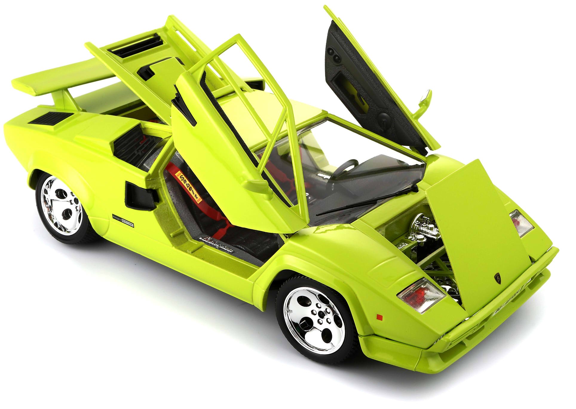ミニカー Lamborghini Countach 5000 1/18 Bburago Bburago 1:18 Lamborghini Countach 5000 Quattrobalvole, Red