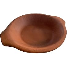 Hakan Clay Pan for Cooking Omelet, Lead-Free Terracotta Cookware, Earthenware Egg Roasting Pots, Omelette Cooking Pan for the Stove Top