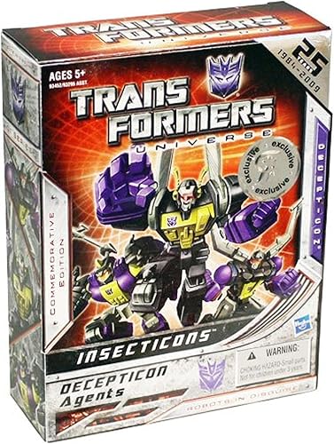 insecticons Exclusivo Transformers Universe 25th annaversary Figura de acción