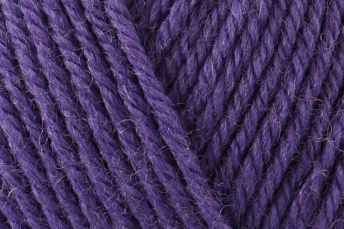 Sirdar Country Classic DK Crochet Yarn, Wool Acrylic Blend Knitting Wool for Adult Children Cardigans, Jumpers, Sweaters - 50g Balls - Purple (861) - Pack of 10