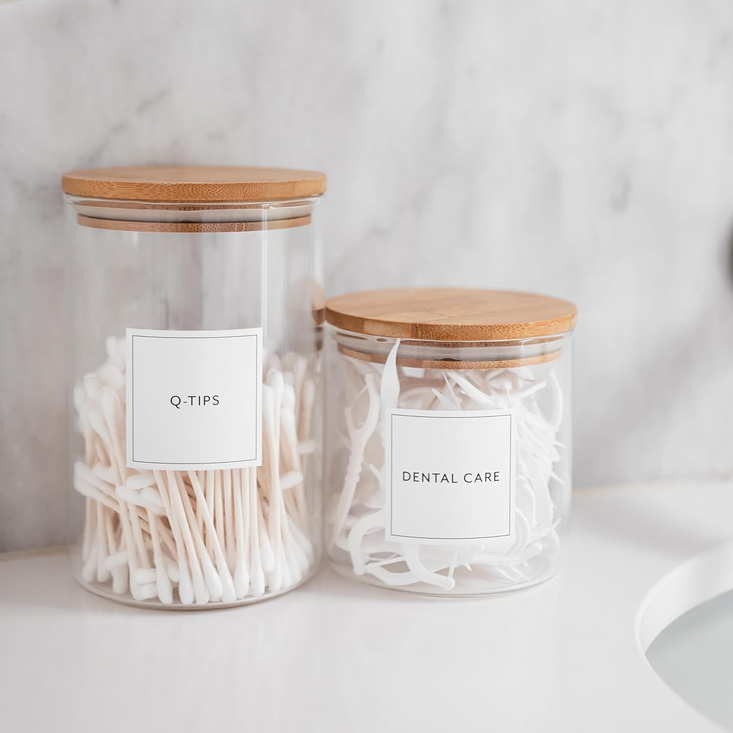 Bathroom Laundry Labels for Jars - 164 Closet Laundry Stickers, Cleaning Labels for Jars Spray Bottles, Bedroom Closet Household Laundry Organization