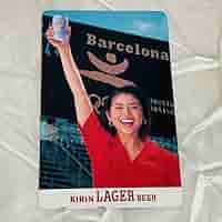 キリンラガービール 1992 バルセロナ オリンピック 小泉今日子 等身大パネル Amazon.co.jp: SK 小泉今日子 キリンビール KIRIN ラガービール