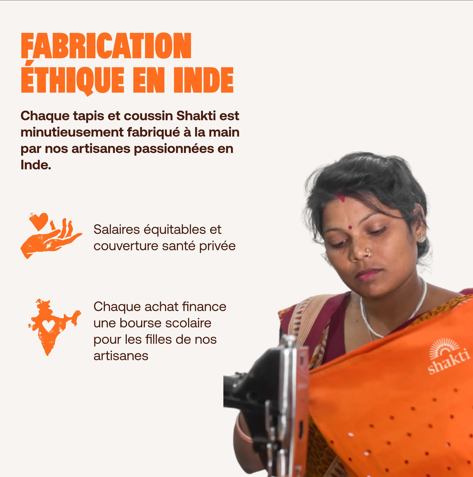 ShaktiMat [L'original] Tapis + Coussin Acupression - Soulage douleur dans le Dos, Pieds, Nuque, Jambes - Améliore circulation sanguine & Sommeil - Coton Biologique - Fabrication éthique - Noir
