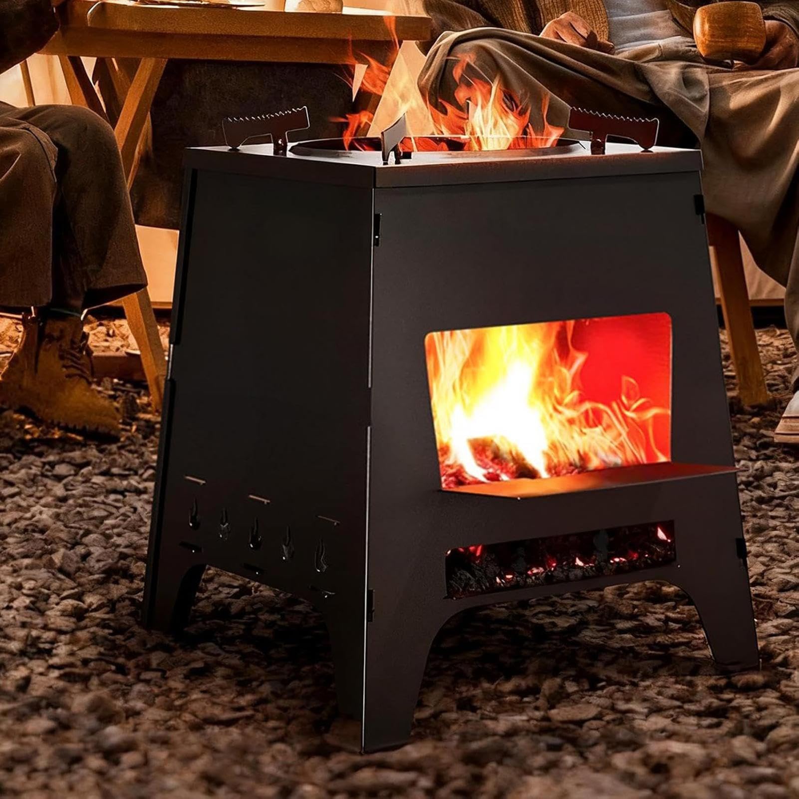 Camping Quemador desmontable resistente al