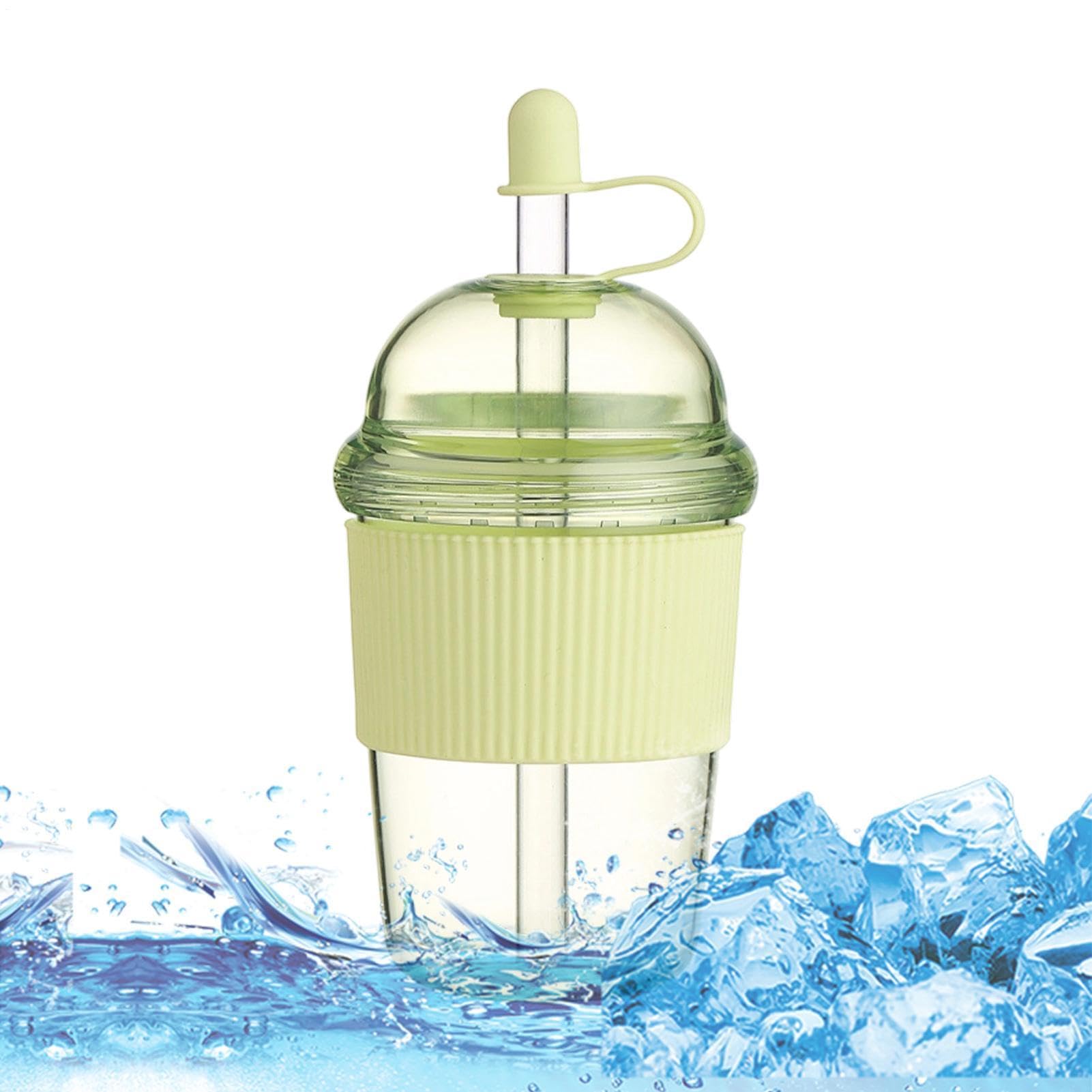 Vaso reutilizable con pajita hermético de grado alimentario para agua