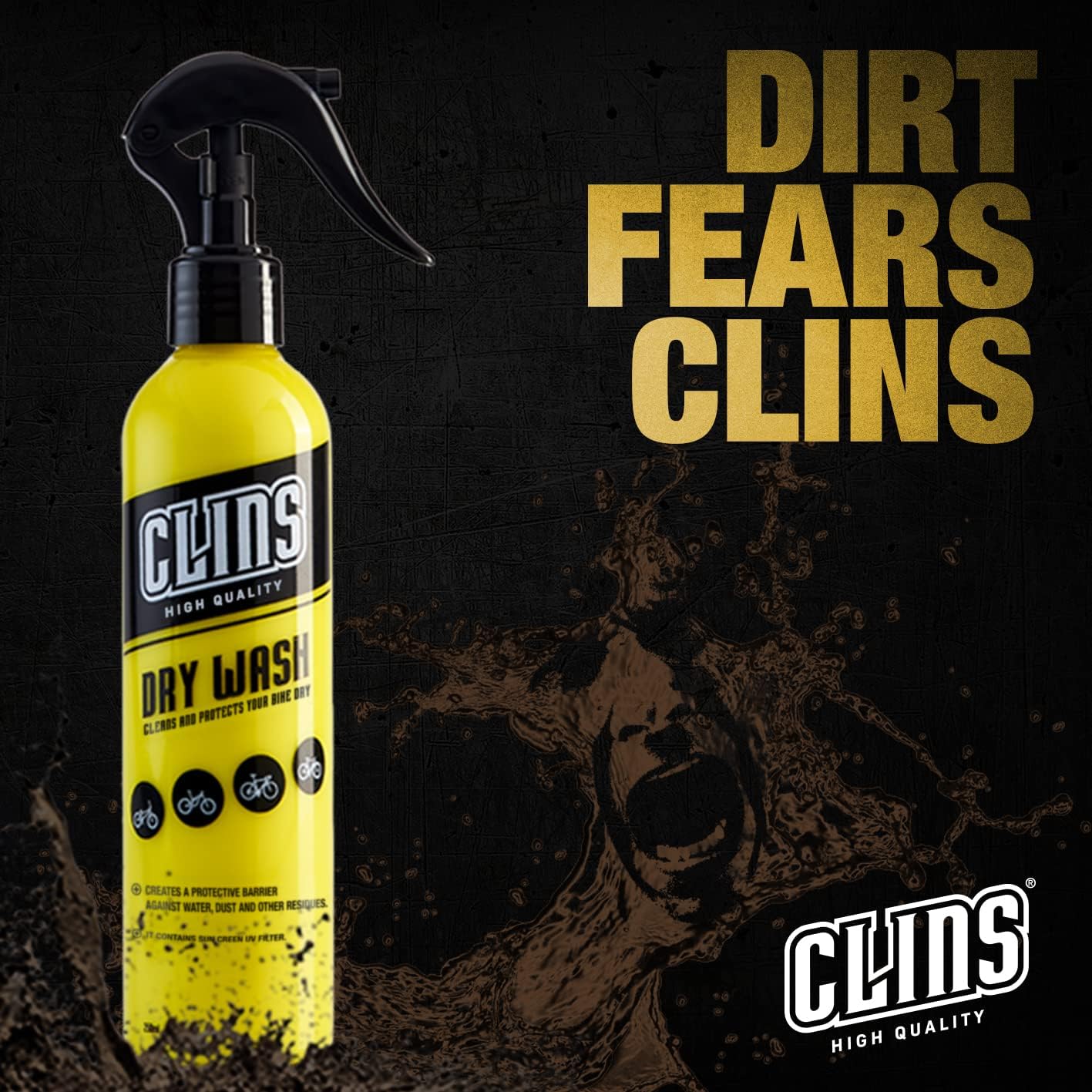 CLEANING KIT 3 CLINS (DEGREASER + BIKE PROTECT + DRY WASH)