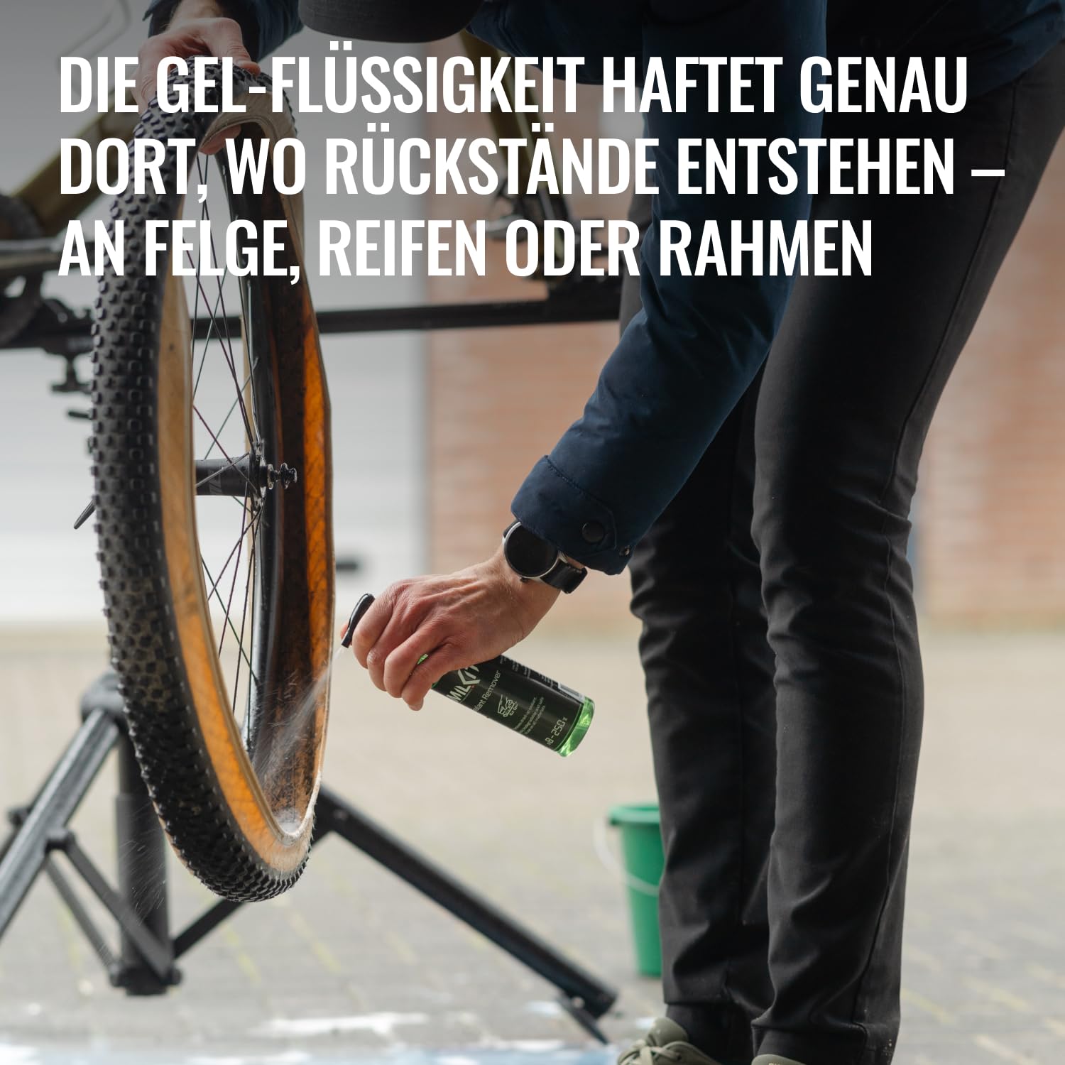 milKit Środek do usuwania mleka uszczelniającego – bezdętkowy środek uszczelniający do rowerów wyścigowych, grawitacyjnych i MTB – bezdętkowy środek do usuwania mleka