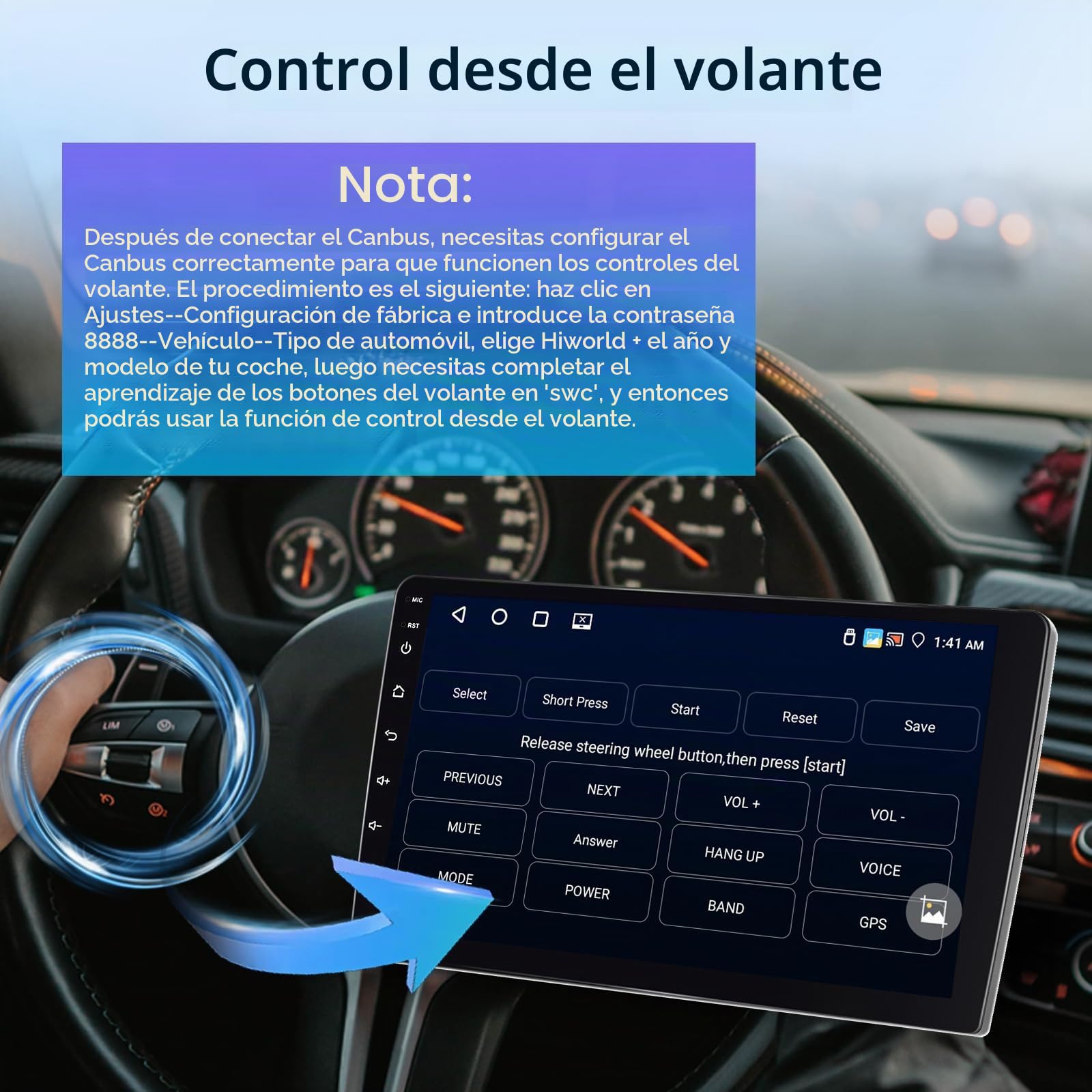 4G+64G Android Radio de Coche para Volkswagen VW Tiguan 2006-2016 con Wireless Carplay & Android Auto, Pantalla Táctil IPS de 9 Pulgadas con GPS, WiFi, 32EQ, Bluetooth 5.0, Radio FM/RDS