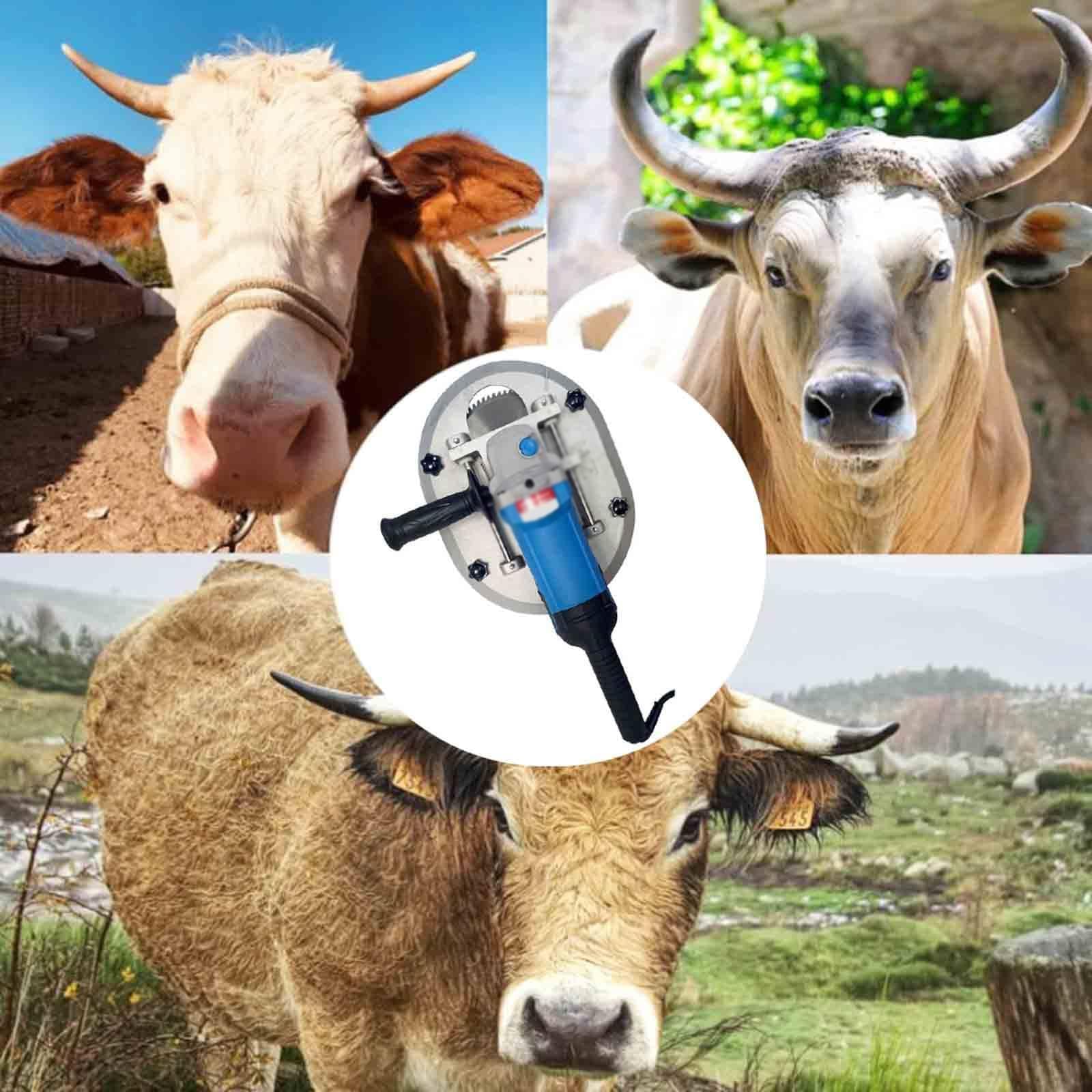 Elektryczny dehorner do bydła 8500 obr./min, ręczny dehorner 1700 W, z ostrzem piły, szybki obcinacz do rogu krów i kóz dla wydajnego sprzętu rolniczego