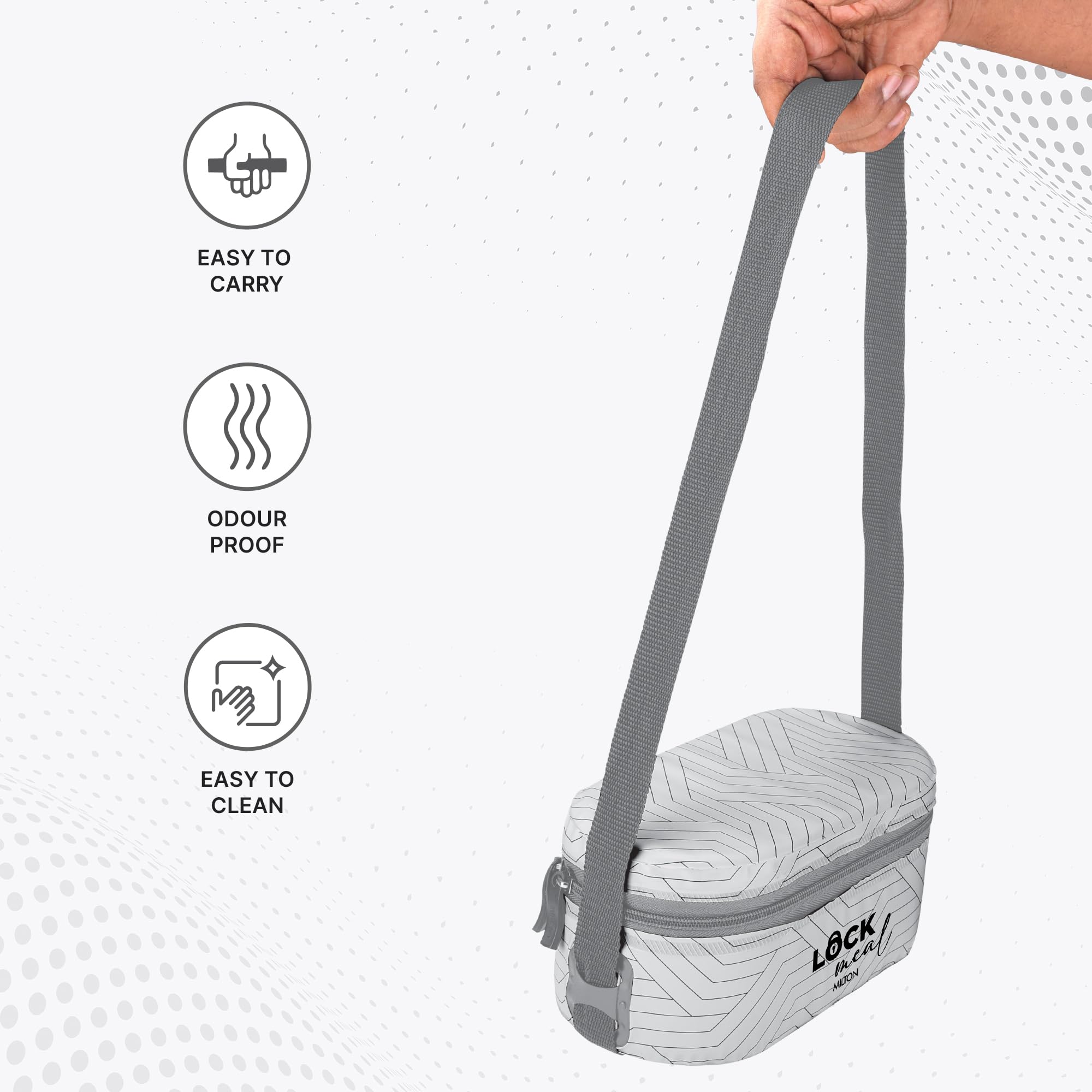 MILTON Lock Lunch Box - Leak Proof & Odor Proof -5