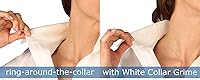 Vista 5 de White Collar Grime Protector de cuello desechable, color blanco, 10 pies.